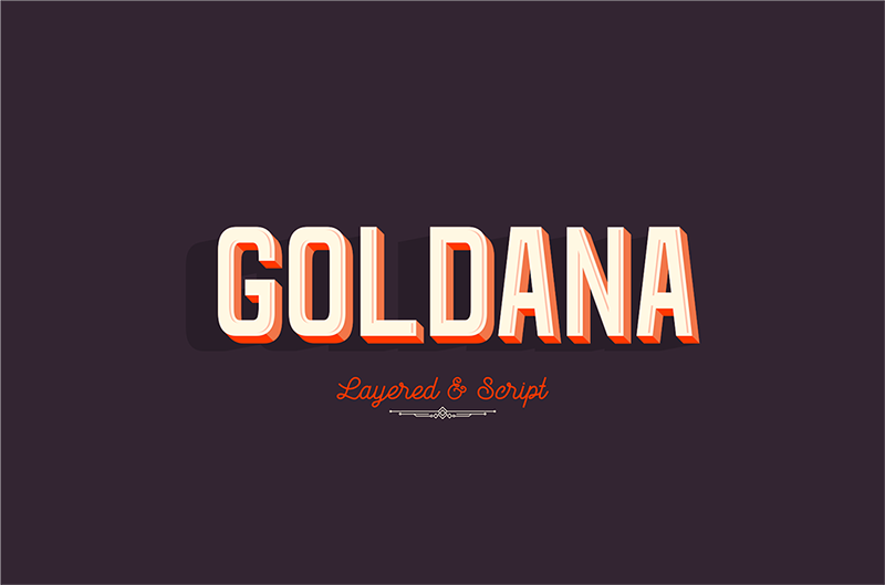 Goldana font